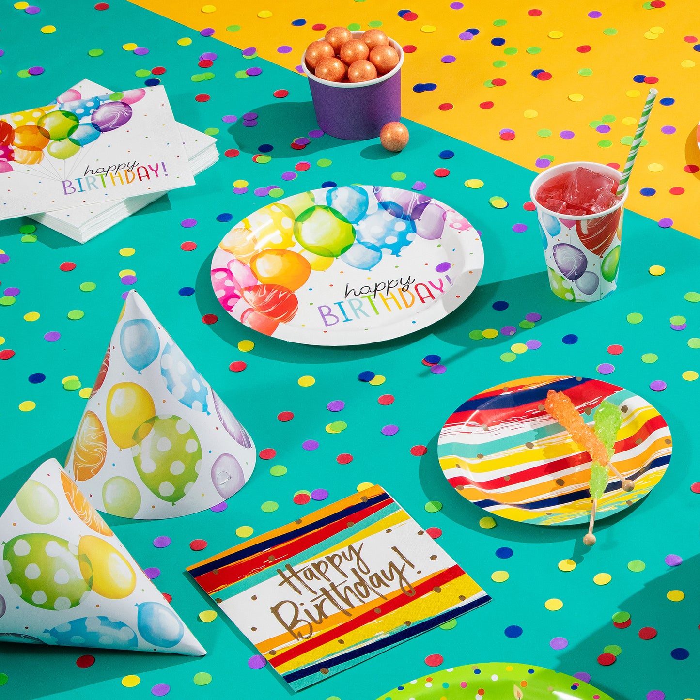 Balloon Bash Paper Cups 96 ct