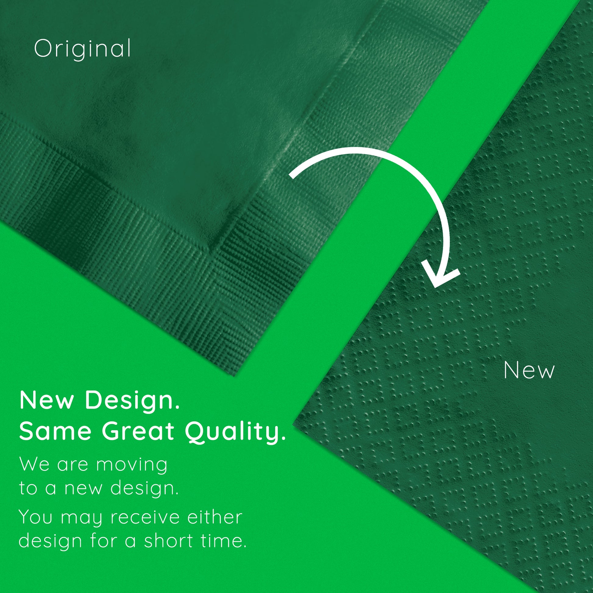 Emerald Green 2-Ply Luncheon Napkins 600 ct Emboss Callout Image