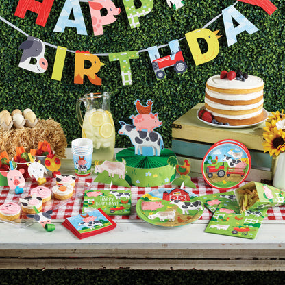 Farm Animals Centerpieces 6 ct