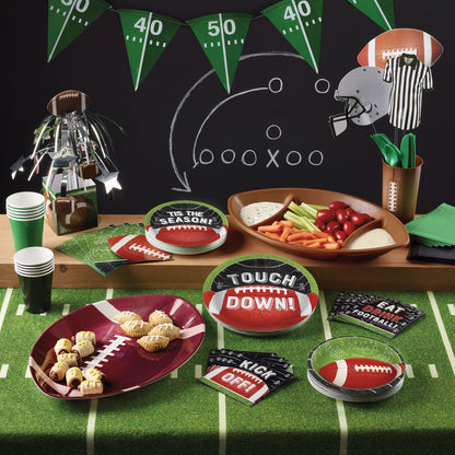 Football Chip and Dip Trays 6 ct