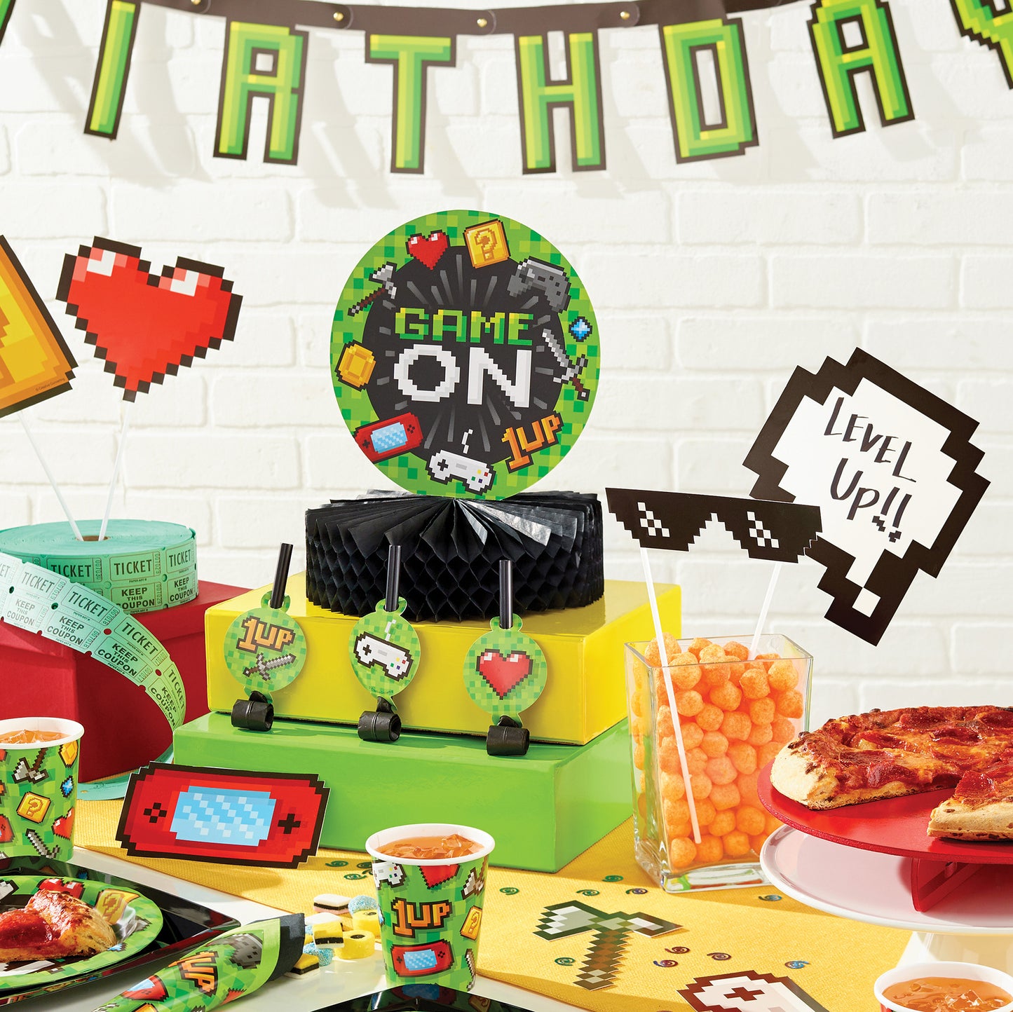 Video Games Party Centerpieces 6 ct
