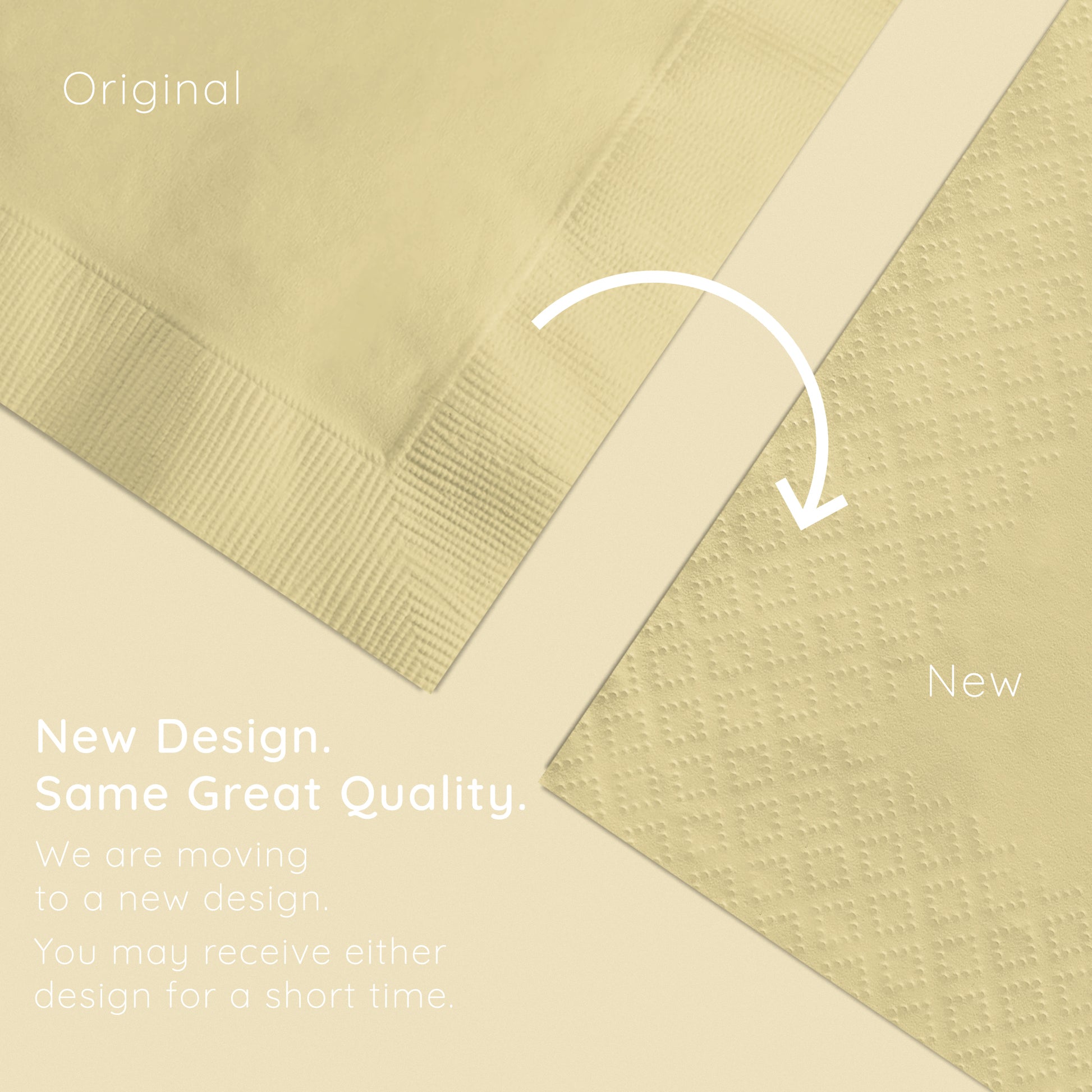 Ivory Luncheon Napkins 3-Ply 500 ct Emboss Callout Image