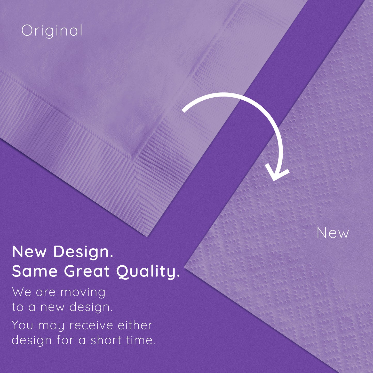 Luscious Lavender 2-Ply Luncheon Napkins 600 ct Emboss Callout Image