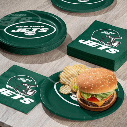 New York Jets Dinner Plates 96 ct