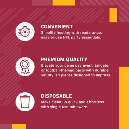 Arizona Cardinals infographic with Convenient, Premium Quality, and Disposable text