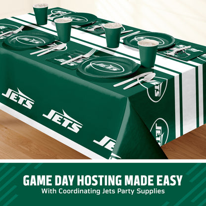 Officially Licensed New York Jets NFL Football Tablecloths 12 ct Bulk
