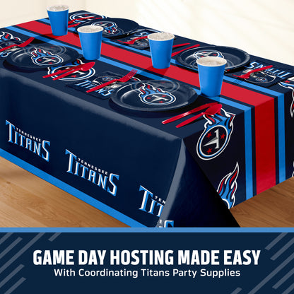 Officially Licensed Tennessee Titans NFL Football 20 oz Plastic Cups 96 ct Bulk