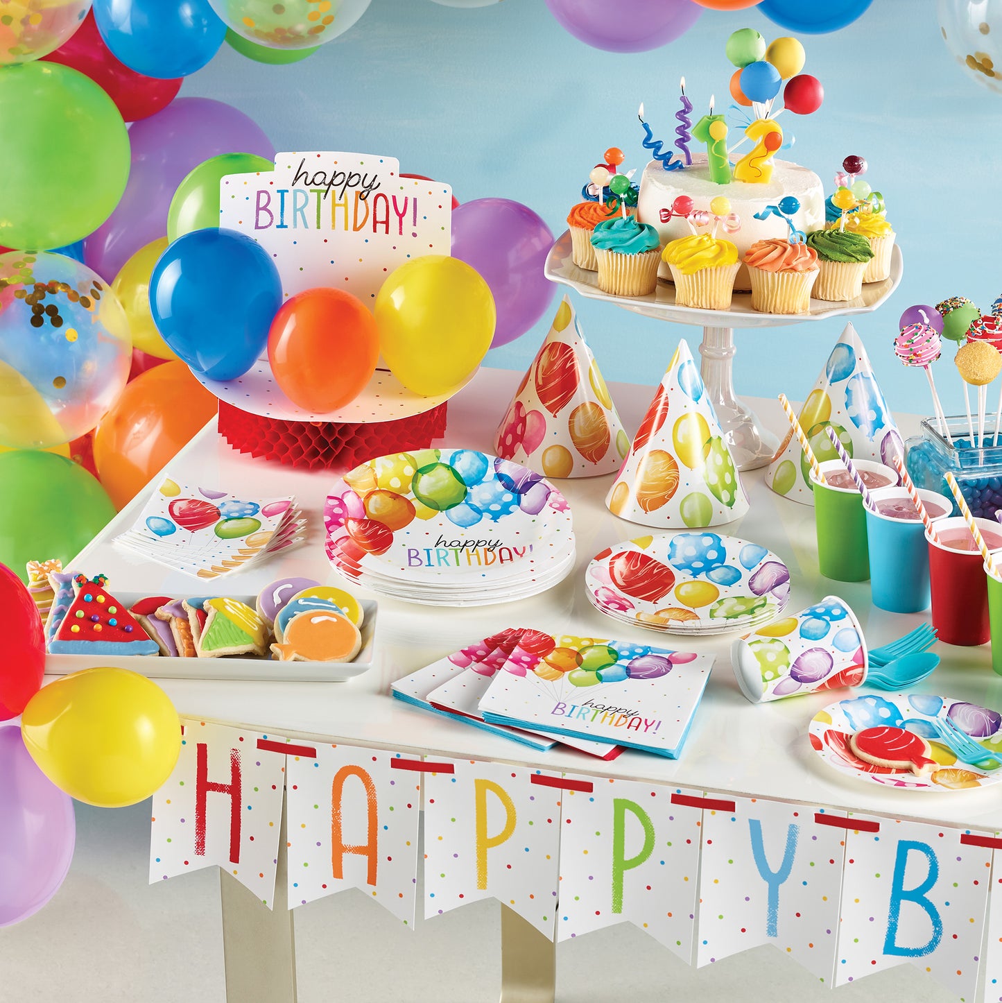 Balloon Bash Centerpieces 6 ct