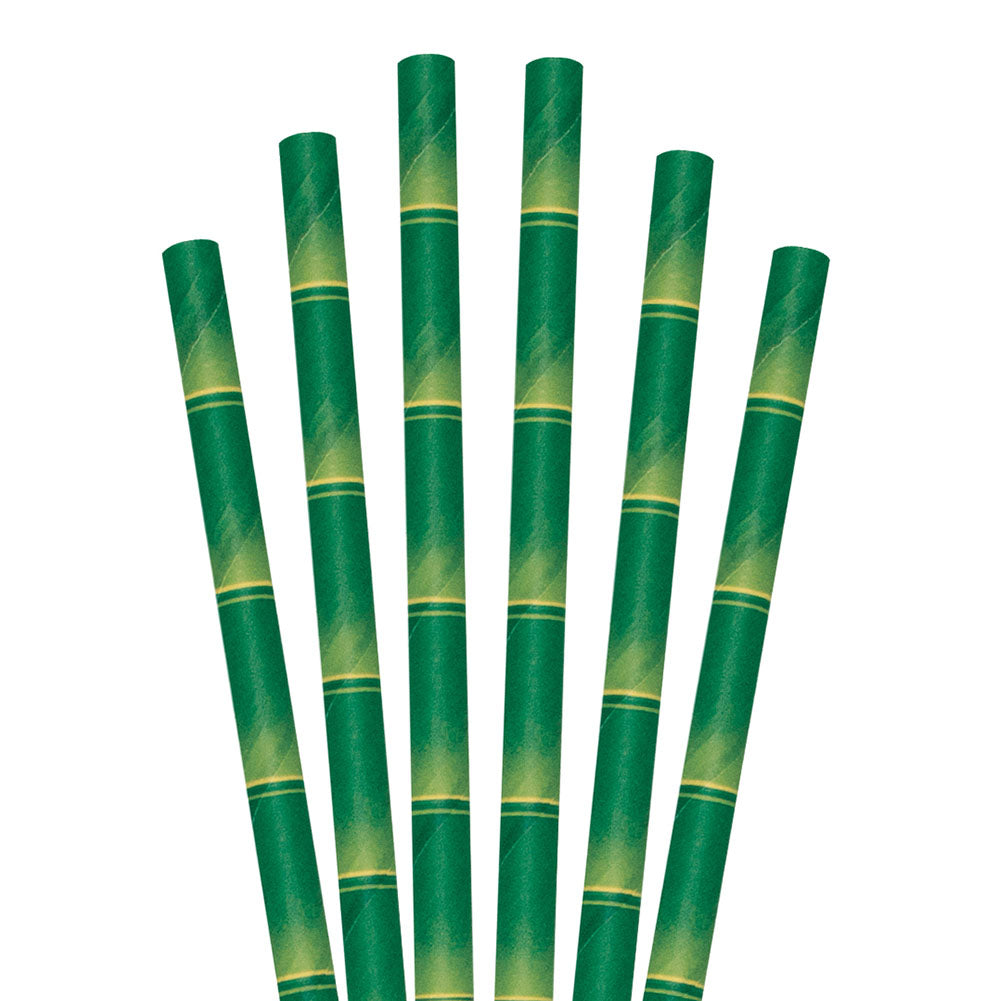 10" Bamboo Giant Paper Straws - 2800 ct.