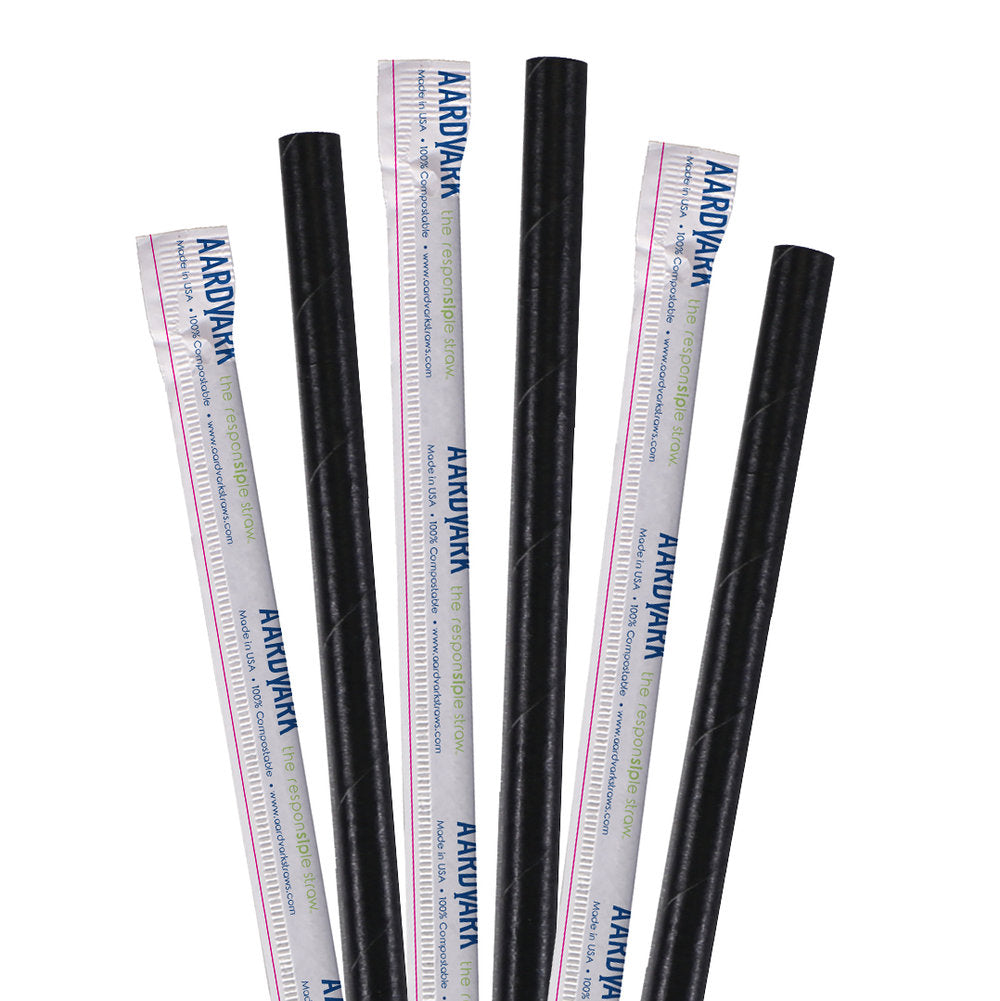 Giant Paper Straws Extra Wide 8mm 10mm - ECOPAK