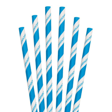 10" StrawLESS OCEAN Jumbo Paper Straws - 4800 ct.