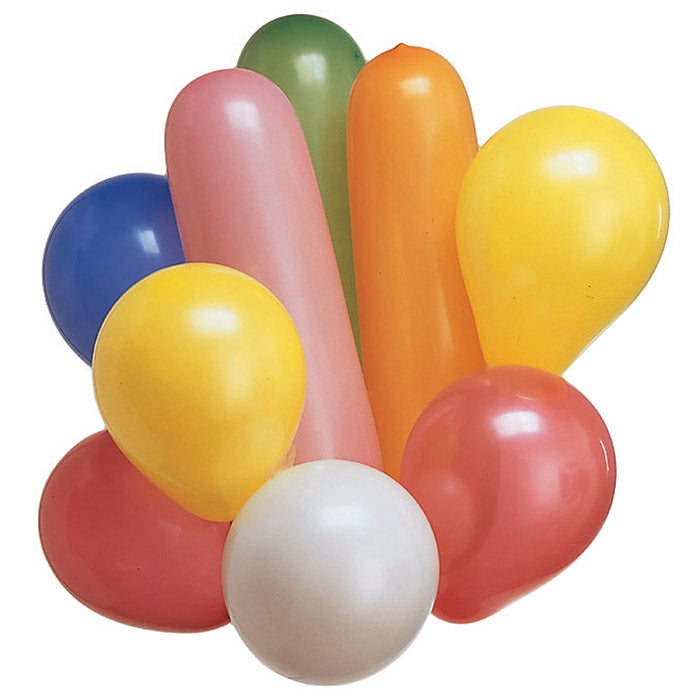 Assorted Shape Latex Balloons 240 ct