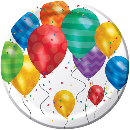 Balloon Blast Dessert Plates 96 ct