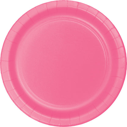Candy Pink SturdyStyle Banquet Plates 240 ct