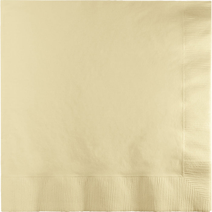 Ivory Dinner Napkins 3-Ply 250 ct