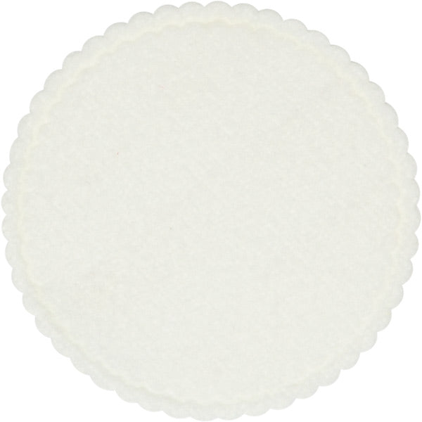 White Linen-Like Coasters 1000 ct