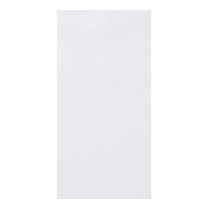 White Linen Like Dinner Napkins 17" x 17" Unembossed 1/8 Fold 300 ct