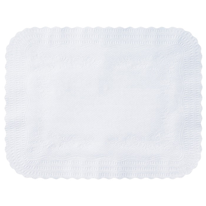 White Medium Weight 14" x 18" Traymat 1000 ct